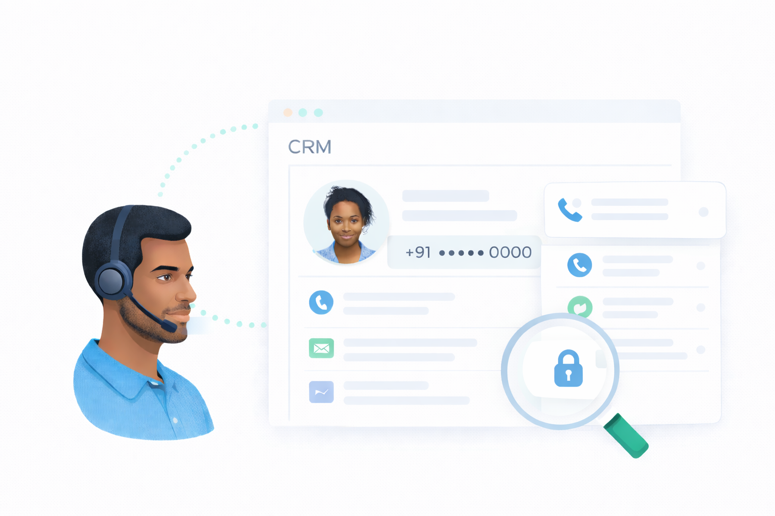 Number Masking call center Software